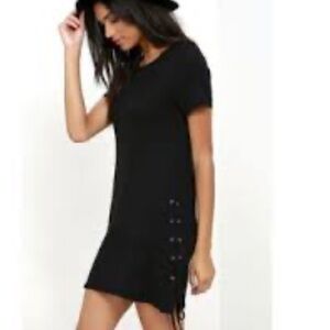 Avec Les Filles Black Mini Dress